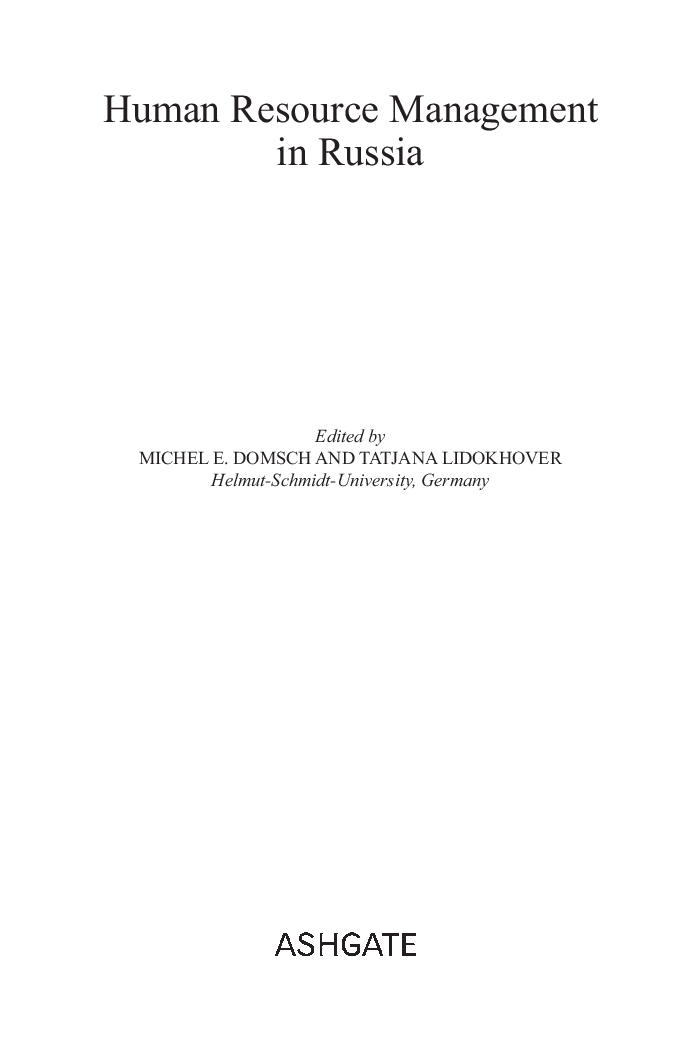 Human Resource Management In Russia - Page 4