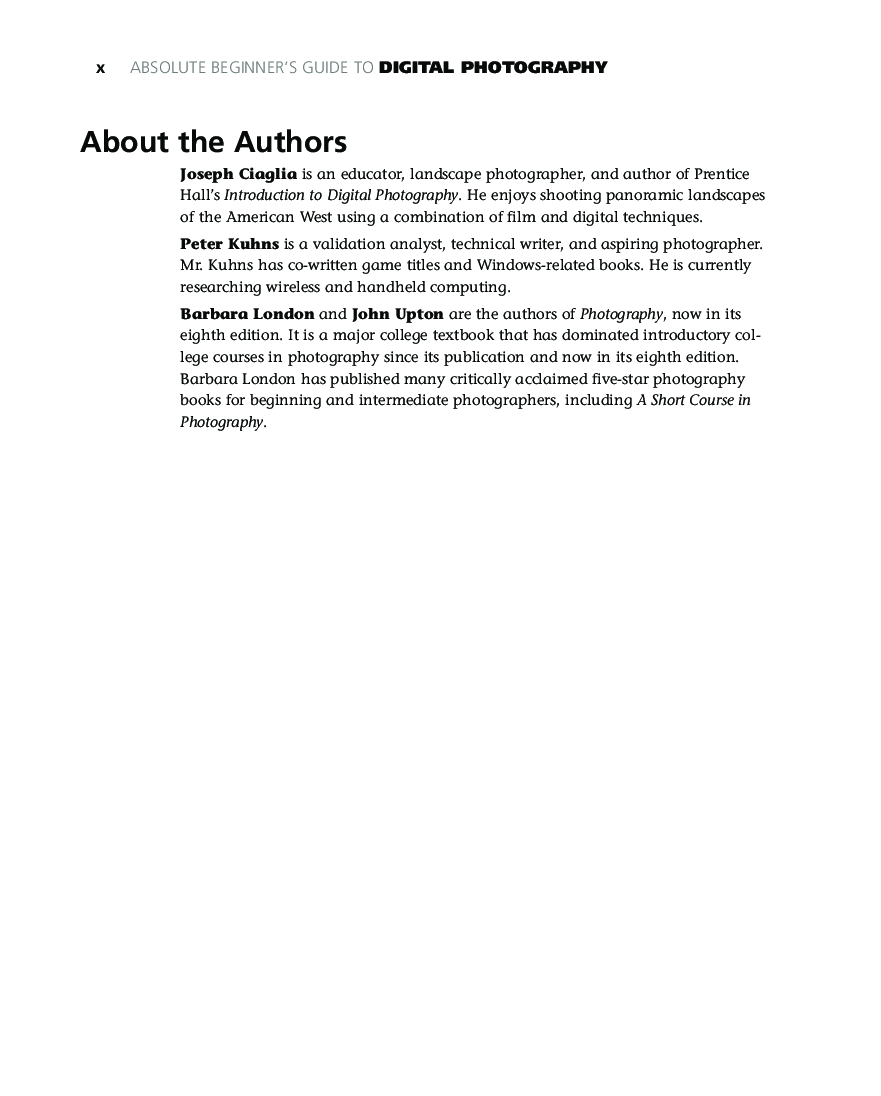Absolute Beginner's Guide To Digital Photography - Page 4