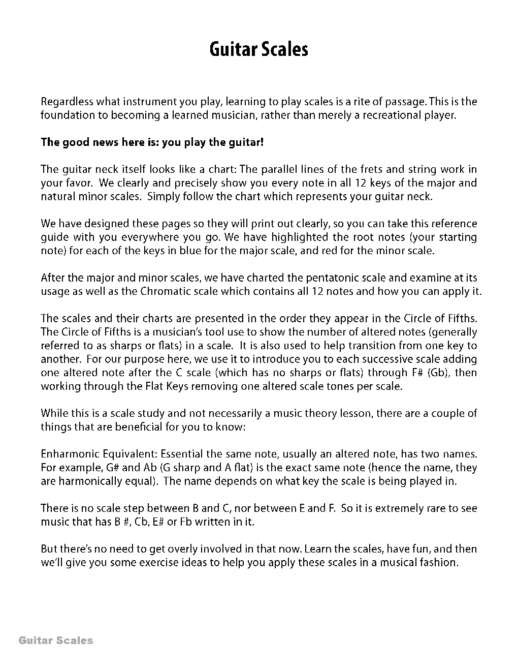 Guitar Scales Easy Music Lessons - Page 2