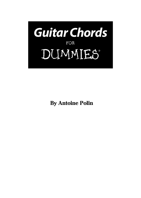 Guitar Chords For Dummies - Page 2