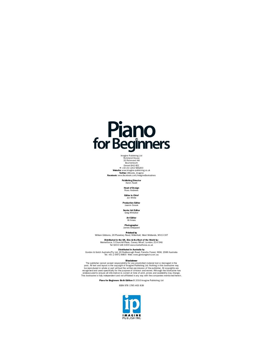 Piano For Beginners - Page 5