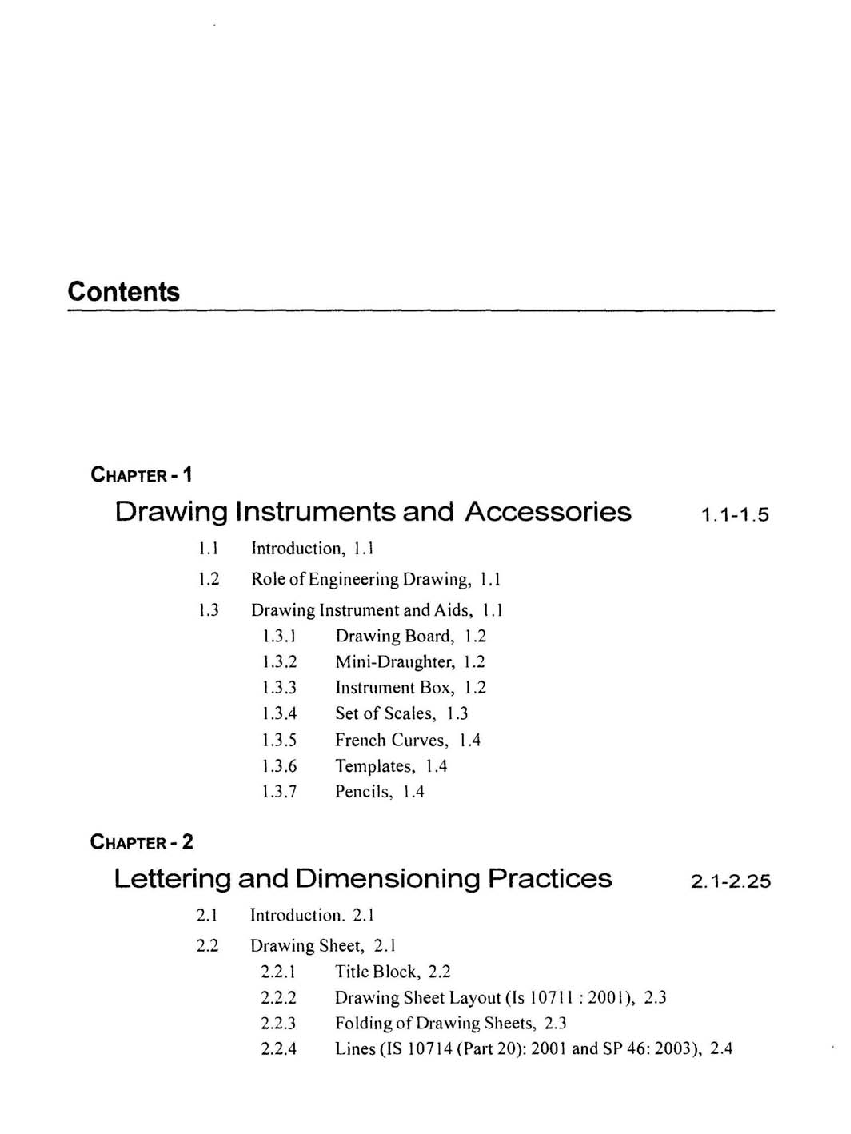 Textbook Of Engineering Drawing - Page 3