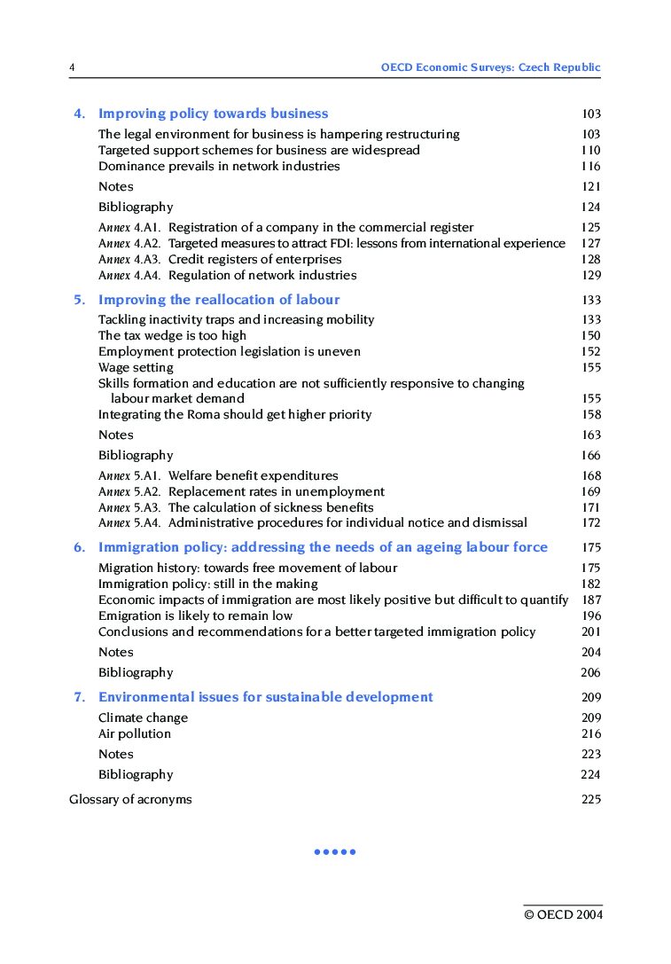 OECD Economic Surveys Czech Republic - Page 5