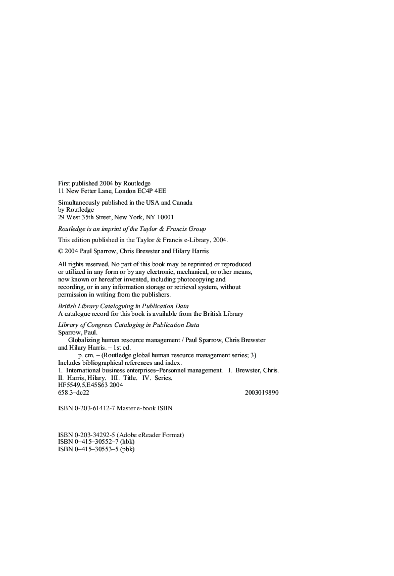 Globalizing Human Resource Management - Page 5