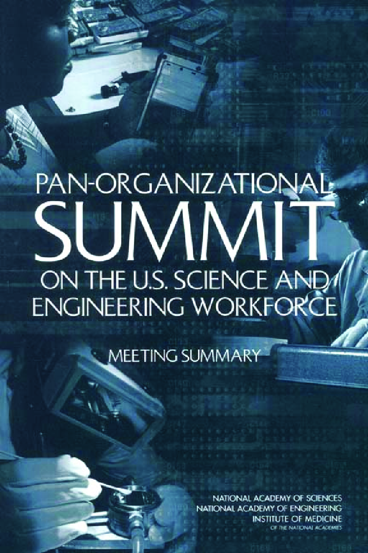 Pan Organizational Summit On The U.S Science And Engineering Workforce - Page 1