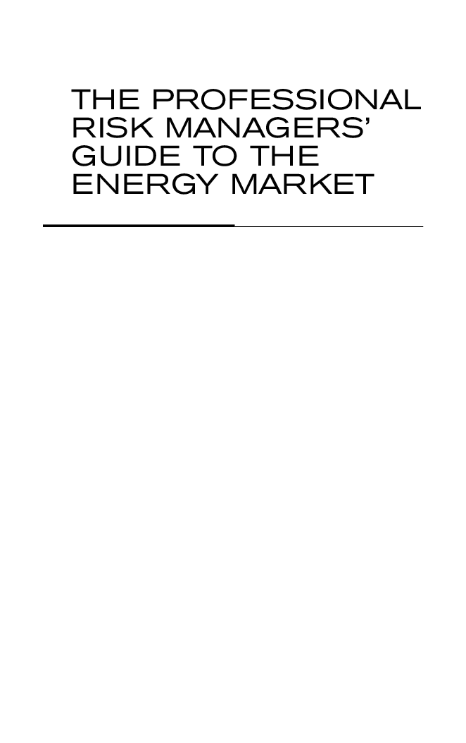 The Professional Risk Managers’ Guide To The Energy Market - Page 2