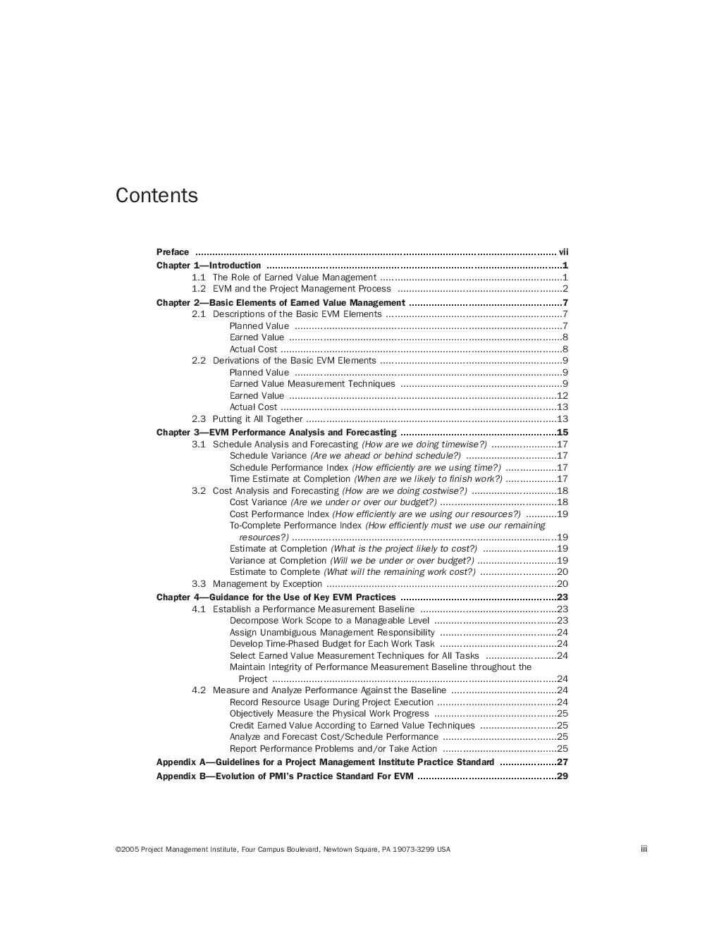 Practice Standard For Earned Value Management - Page 4