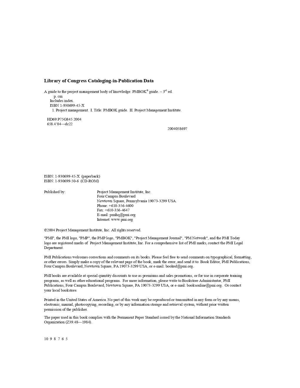 A Guide To The Project Management Body Of Knowledge 3rd Edition - Page 2