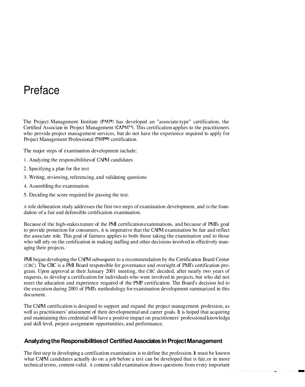 Certified Associate In Project Management (CAPM) Role Delineation Study Project Management - Page 5