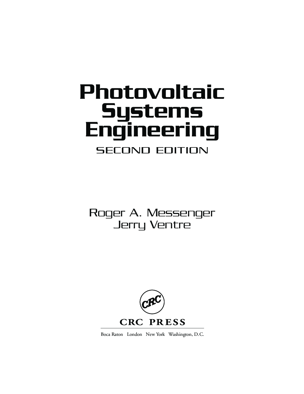 Photovoltaic Systems Engineering Second Edition - Page 4