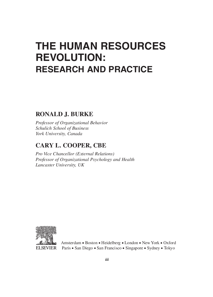 The Human Resources Revolution Why Putting People First Matters - Page 4