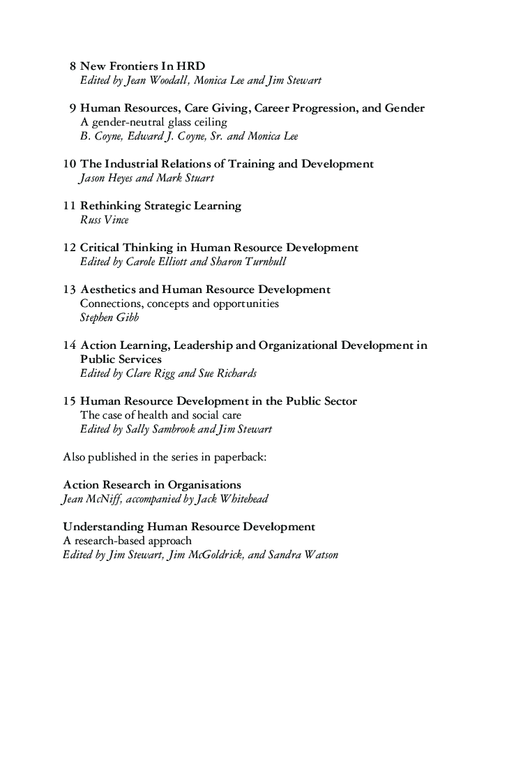 Human Resource Development In The Public Sector - Page 4