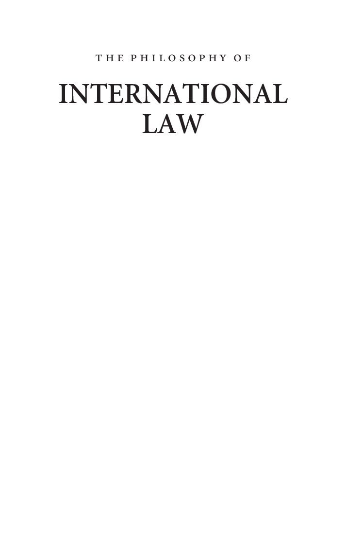 The Philosophy Of International Law - Page 2