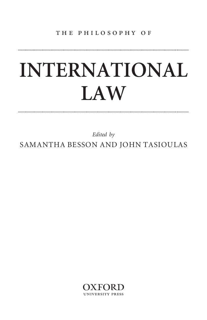 The Philosophy Of International Law - Page 4
