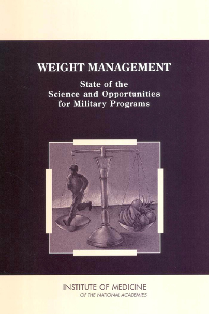 Weight Management State Of The Science And Opportunities For Military Programs - Page 1
