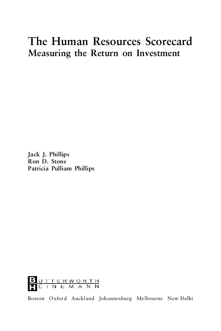 The Human Resources Scorecard - Page 4