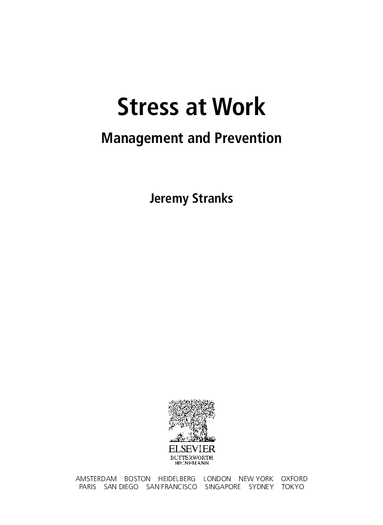 Stress At Work Management And Prevention - Page 4