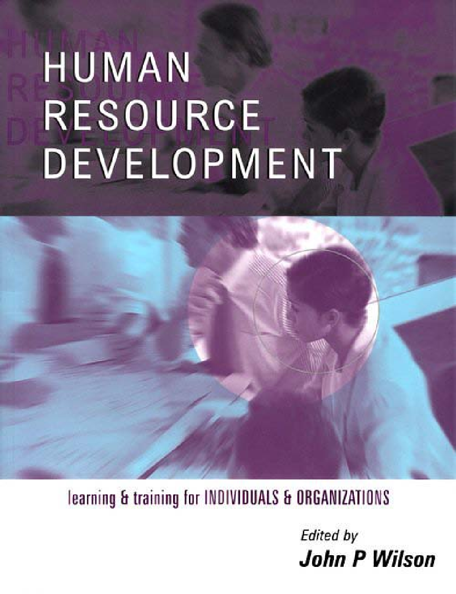 Human Resource Development Learning For Individuals And Organizations 1st Edition - Page 1