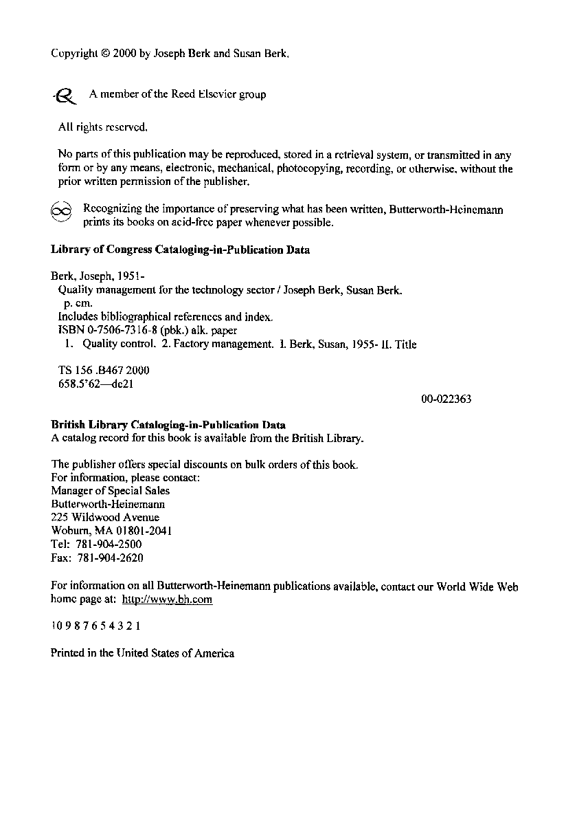 Quality Management For The Technology Sector - Page 5