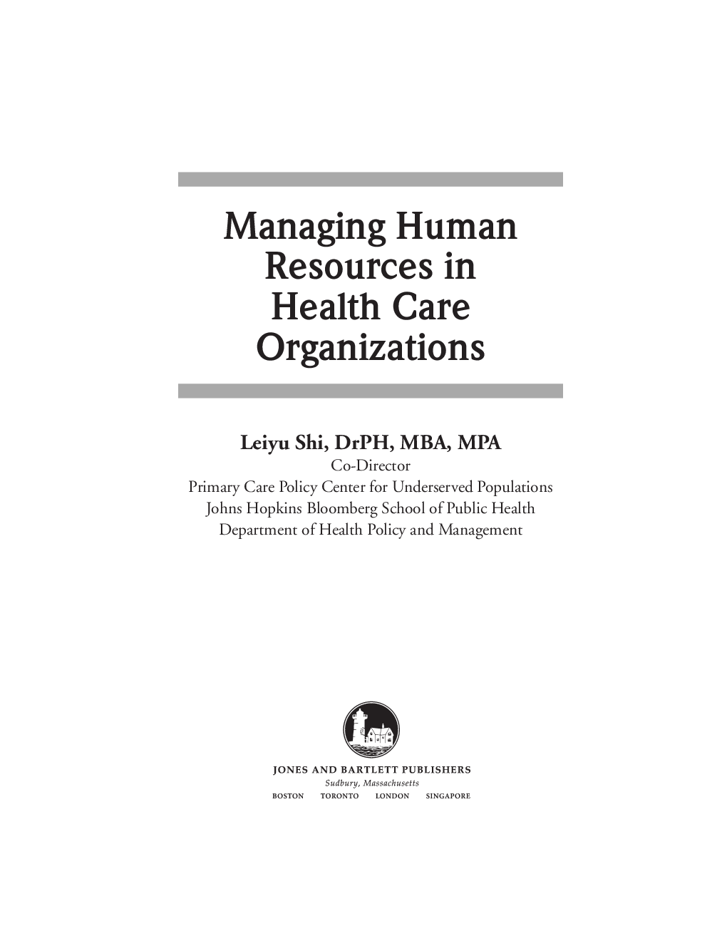 Managing Human Resources In Health Care Organizations - Page 2