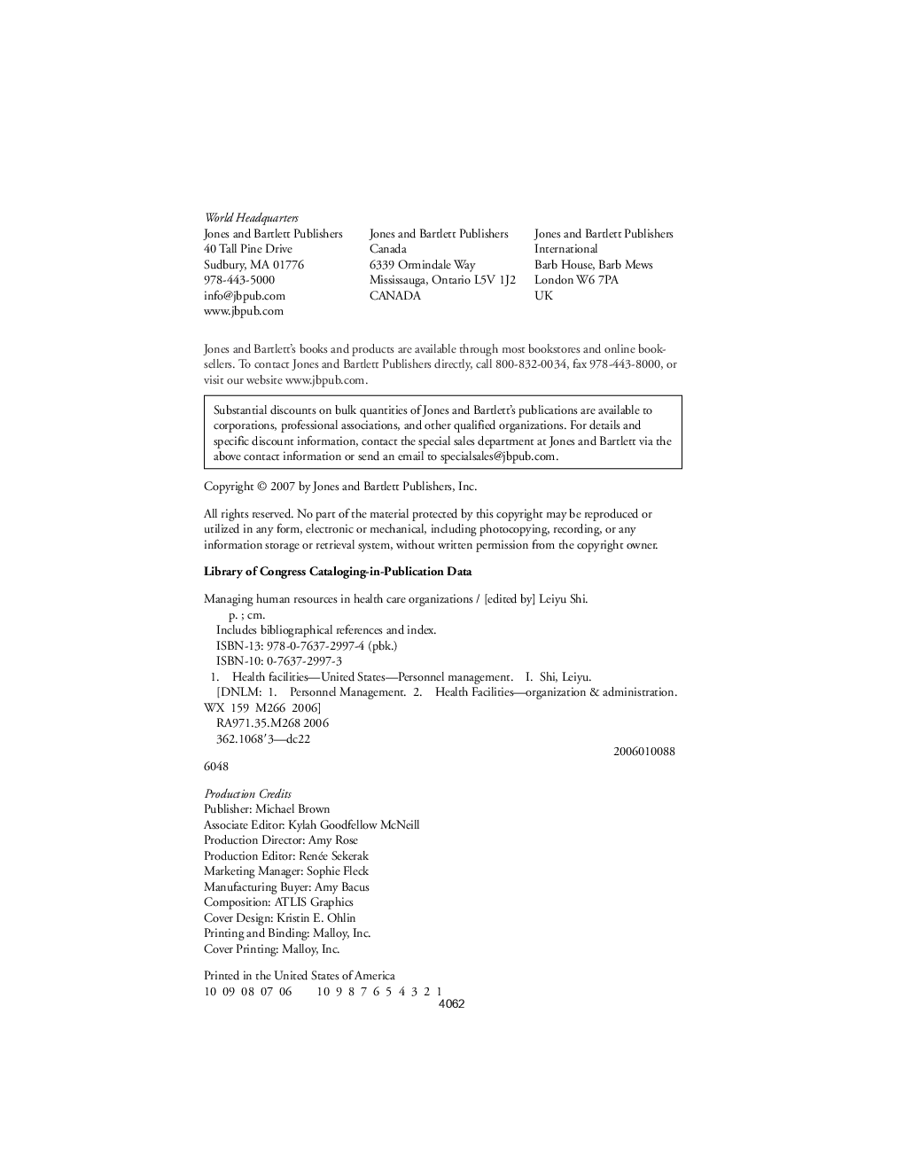 Managing Human Resources In Health Care Organizations - Page 3