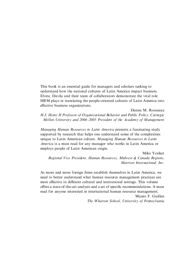 Managing Human Resources In Latin America - Page 2