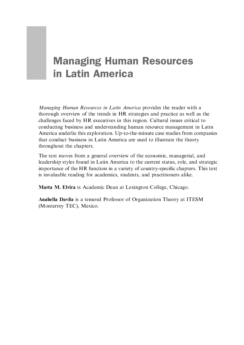 Managing Human Resources In Latin America - Page 4