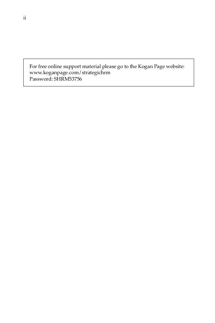 Strategic Human Resource Management 4th Edition - Page 3