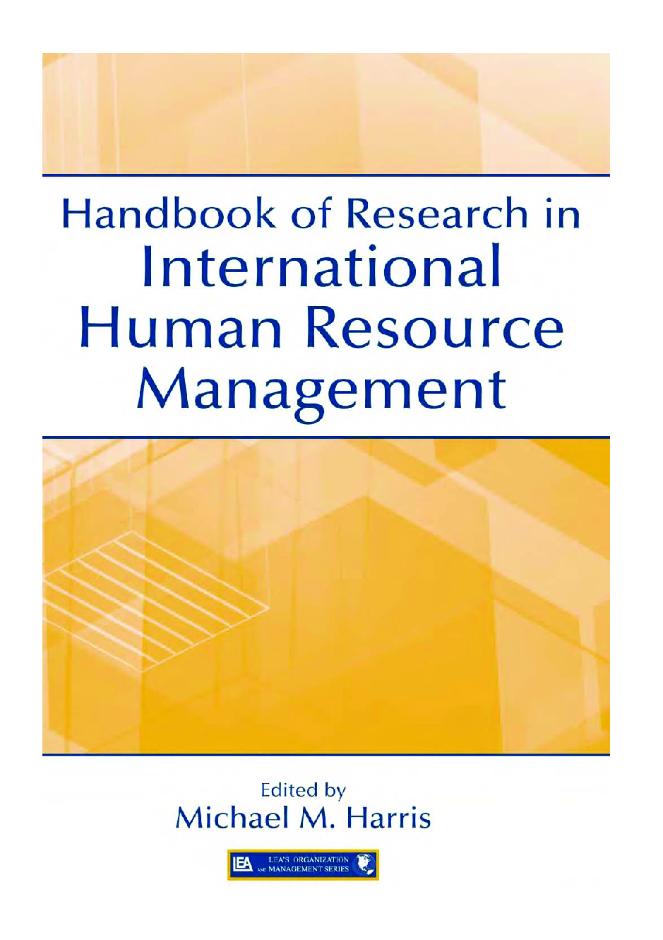Handbook Of Research In International Human Resource Management - Page 1