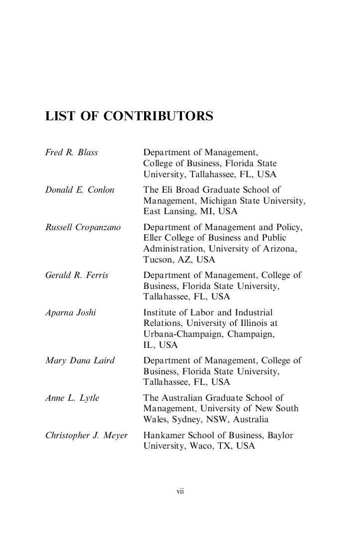 Research In Personnel And Human Resources Management Vol-26 - Page 5