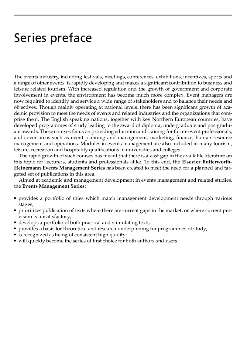 Human Resource Management For Events - Page 5