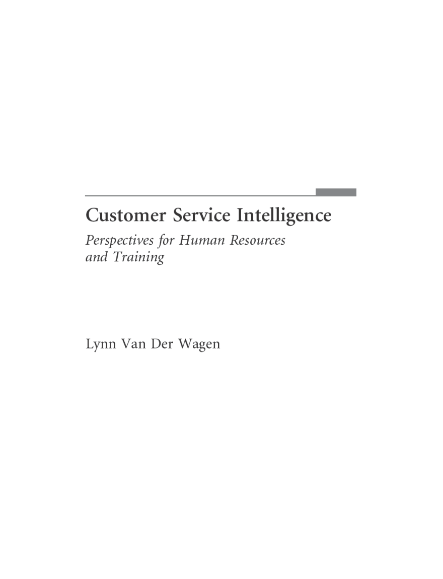 Customer Service Intelligence - Page 2