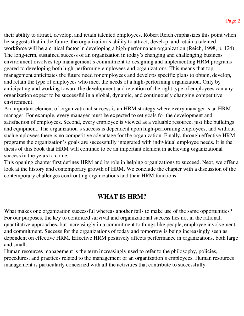 Organizational Success through Effective Human Resources Management - Page 5