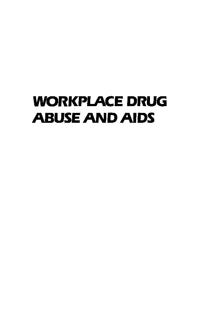 Workplace Drug Abuse And Aids - Page 2
