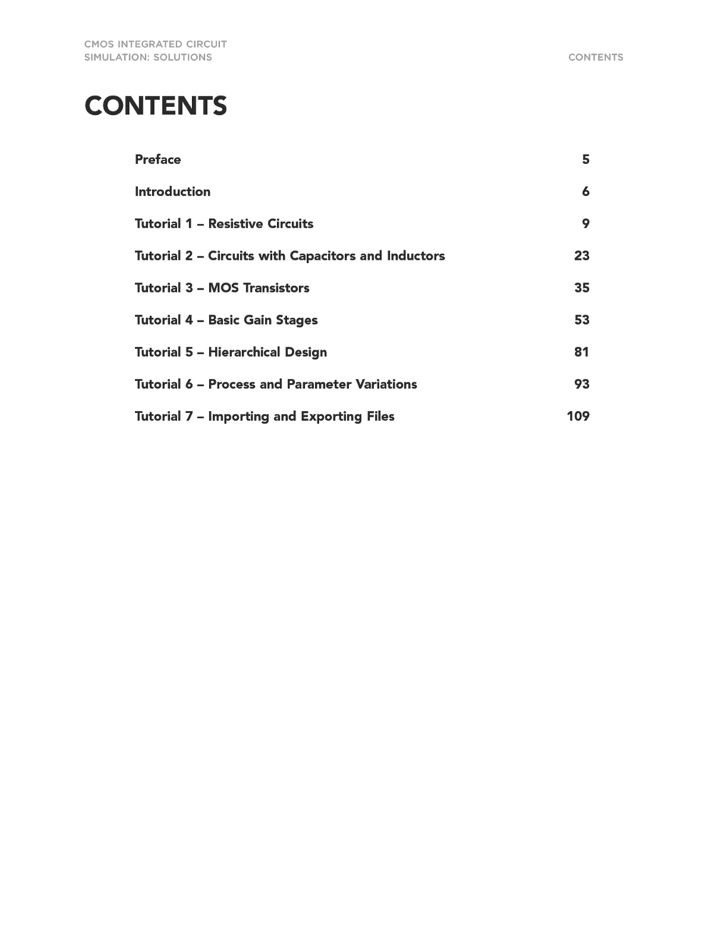 CMOS Integrated Circuit Simulation Solutions - Page 3