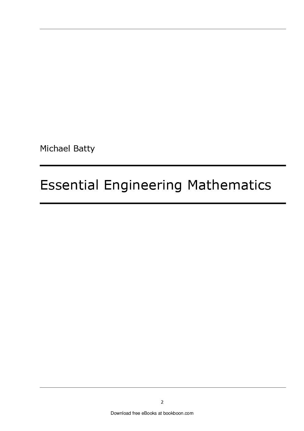 Essential Engineering Mathematics - Page 2