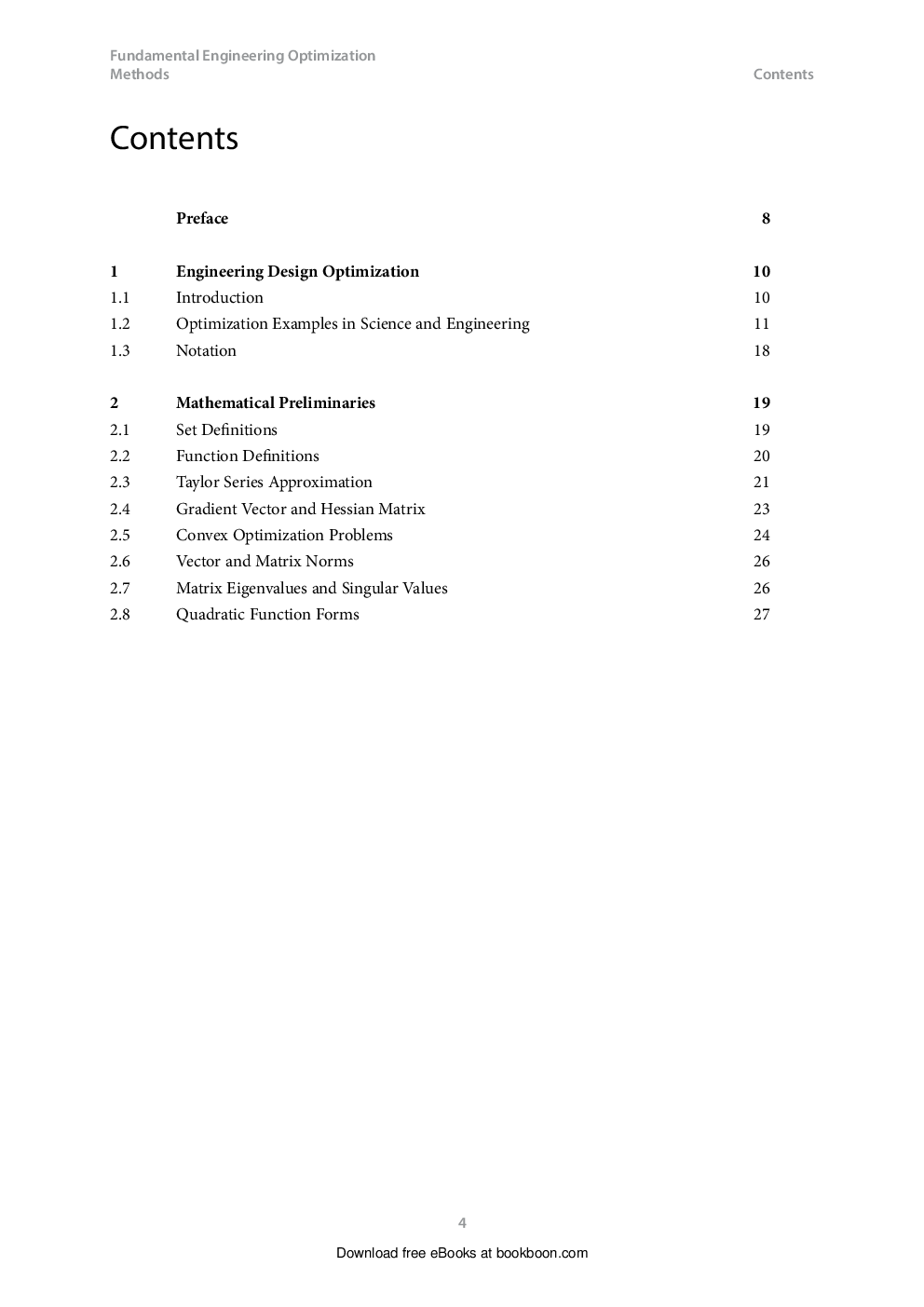Fundamental Engineering Optimization Methods - Page 4