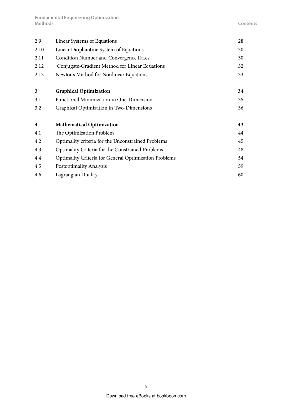 Fundamental Engineering Optimization Methods - Page 5