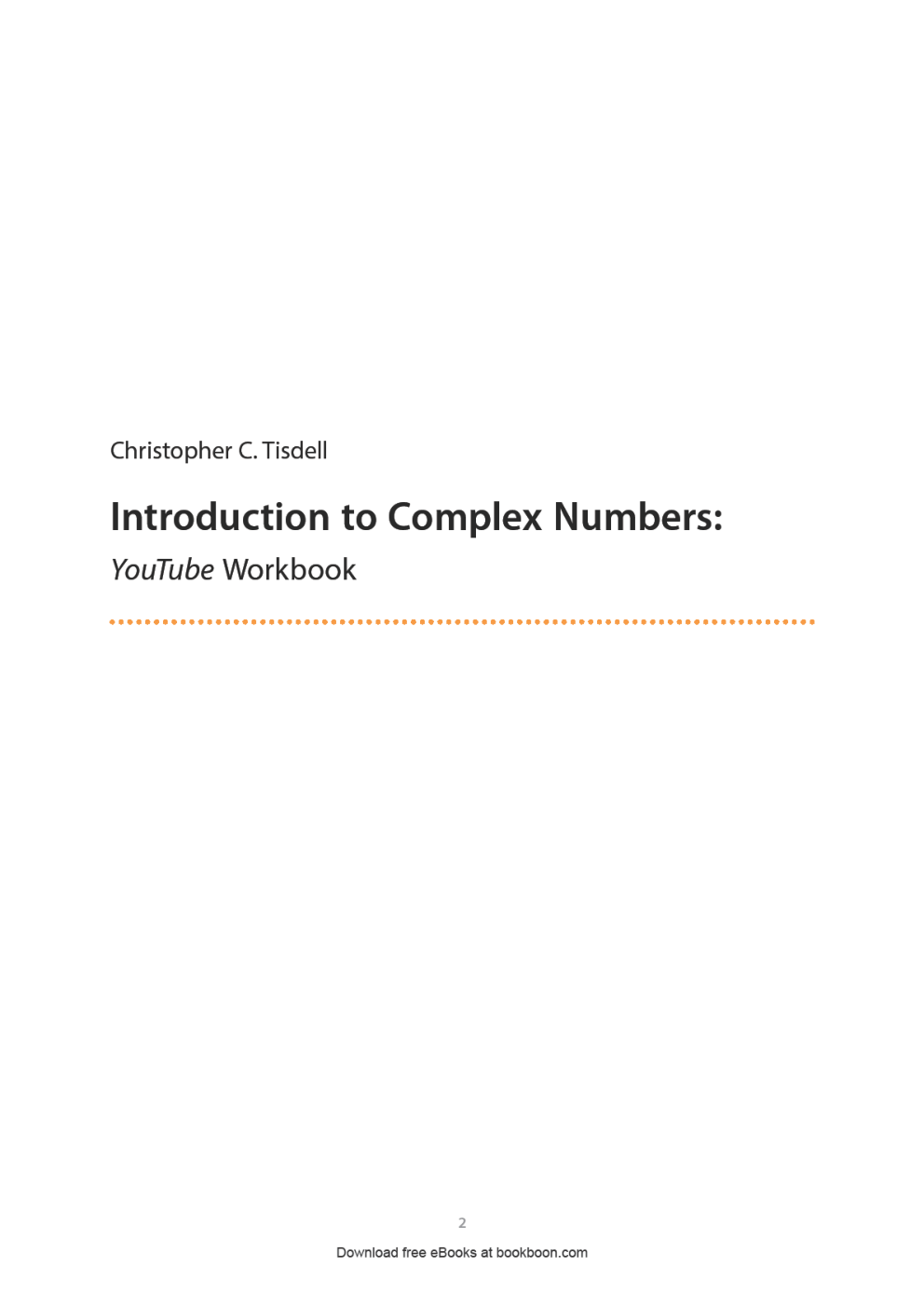 Introduction To Complex Numbers - Page 2