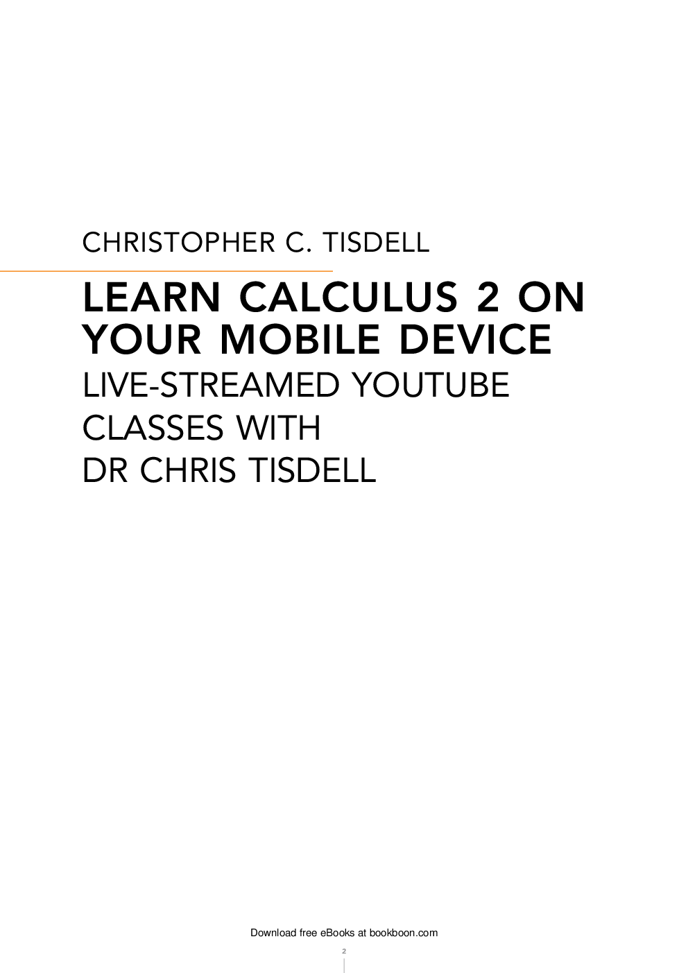 Learn Claculus 2 On Your Mobile Device - Page 2