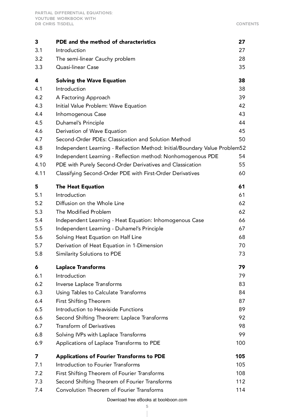 Partial Differential Equations - Page 5