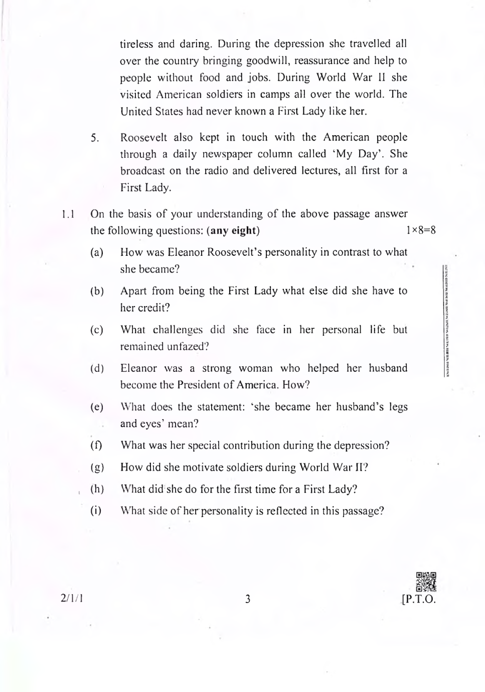 CBSE English (Language & Literature) Question Papers With Solution For Class X 2019 - Page 4