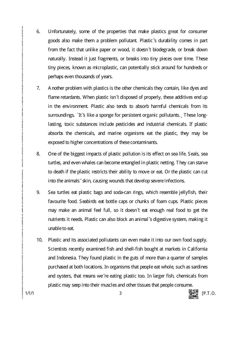 CBSE English (Core) Question Paper With Solution For Class-XII 2019 - Page 4