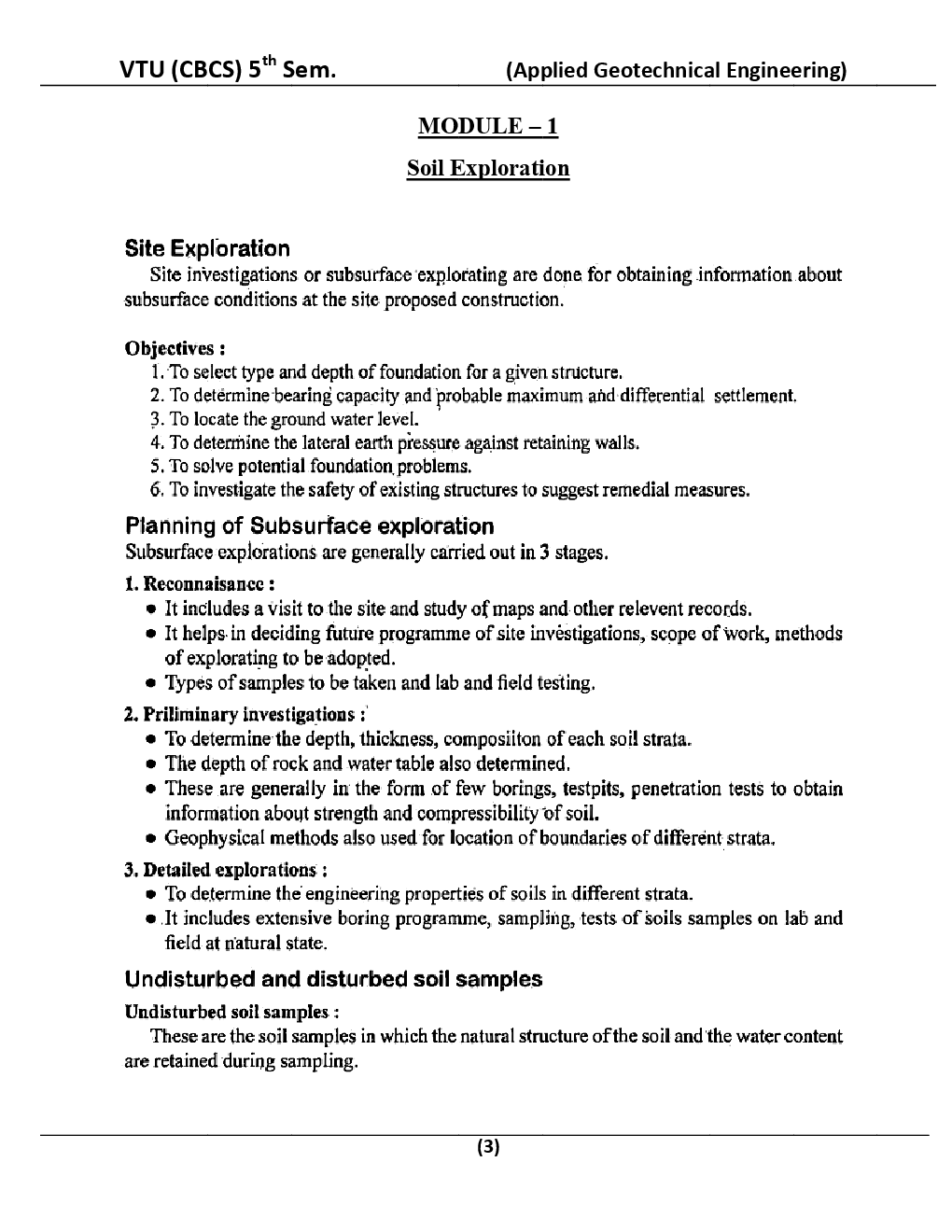 Applied Geotechnical Engineering For VTU BE 5th Sem Civil Engineering - Page 4