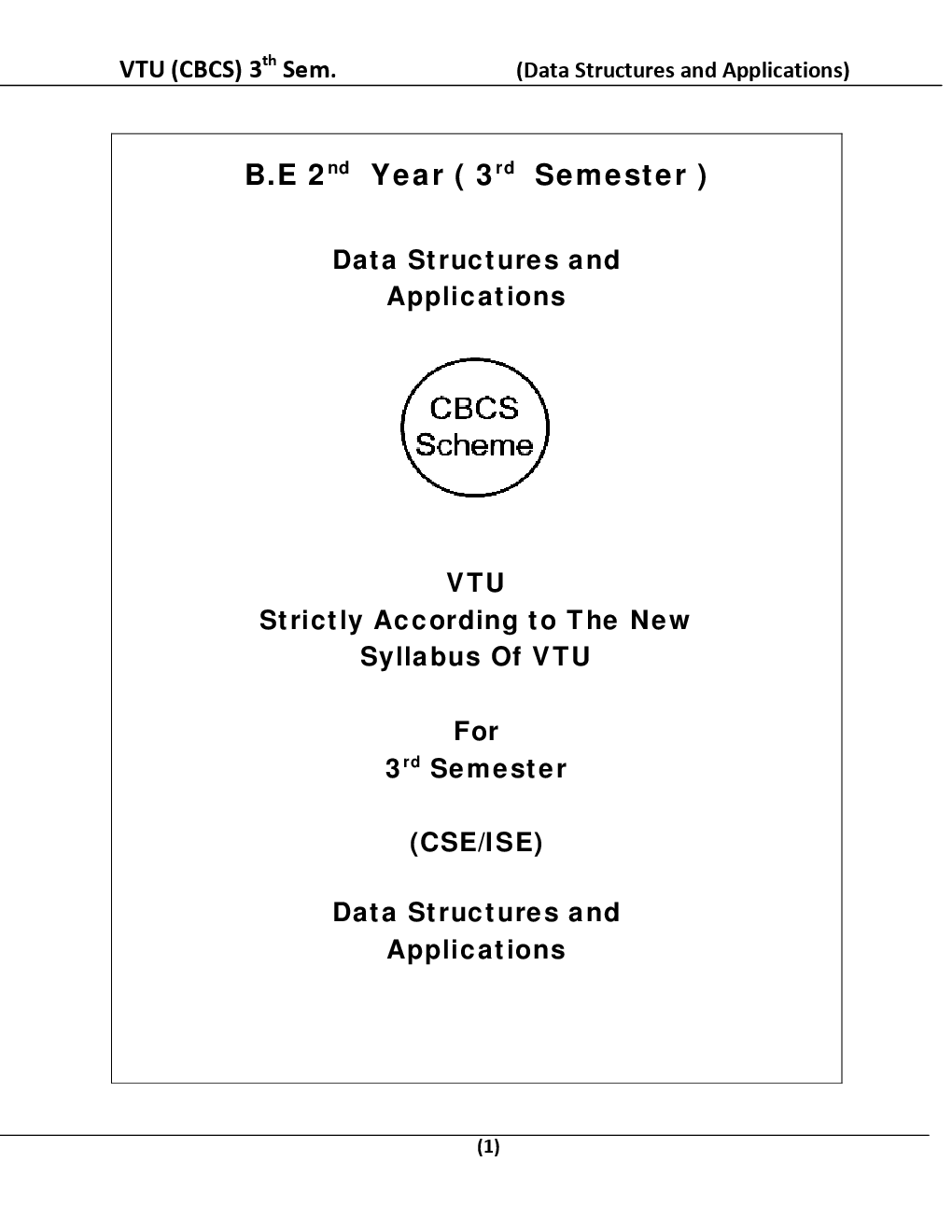 Download VTU Data Structures And Applications PDF Online 2020