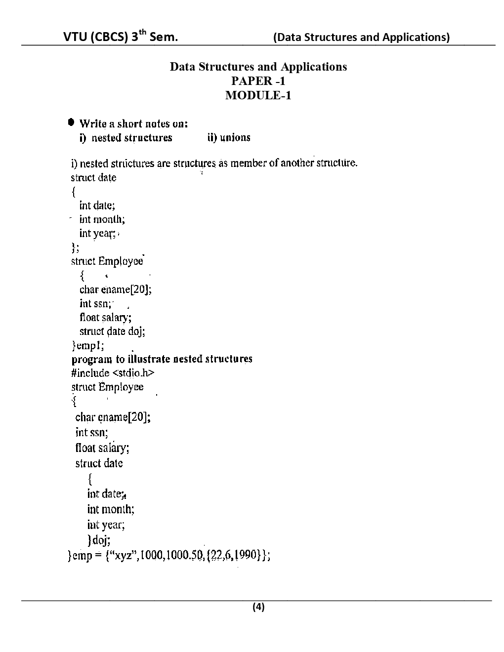 Data Structures And Applications For VTU BE 3rd Sem Computer Science Engineering - Page 5