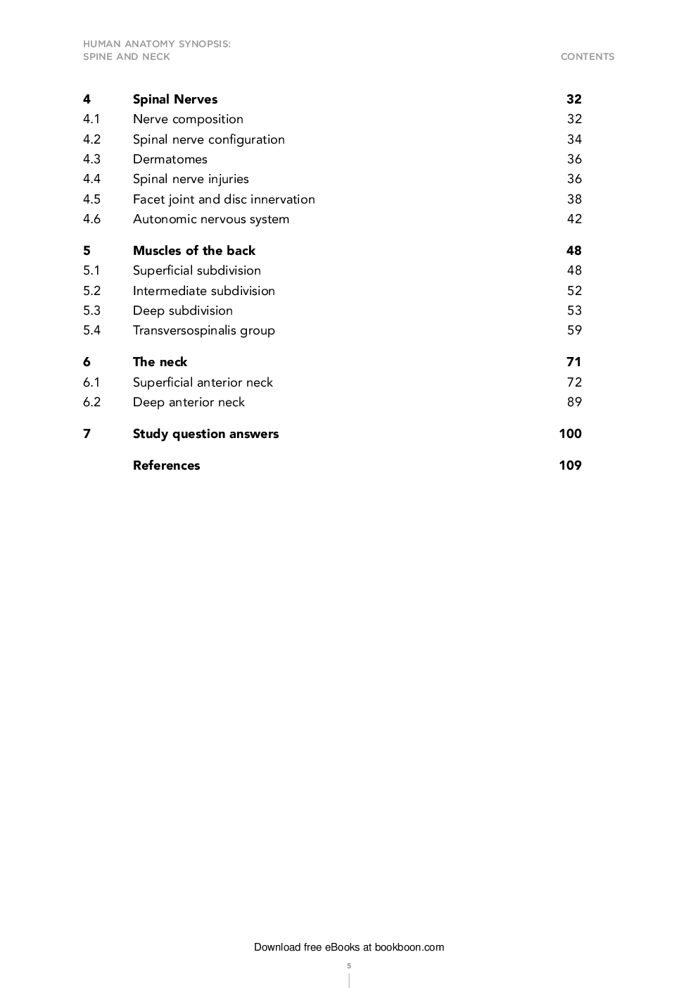 Humane Anatomy Synopsis Spine And Neck - Page 5