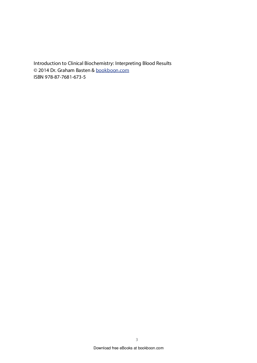 Introduction To Clinical Biochemistry - Page 3