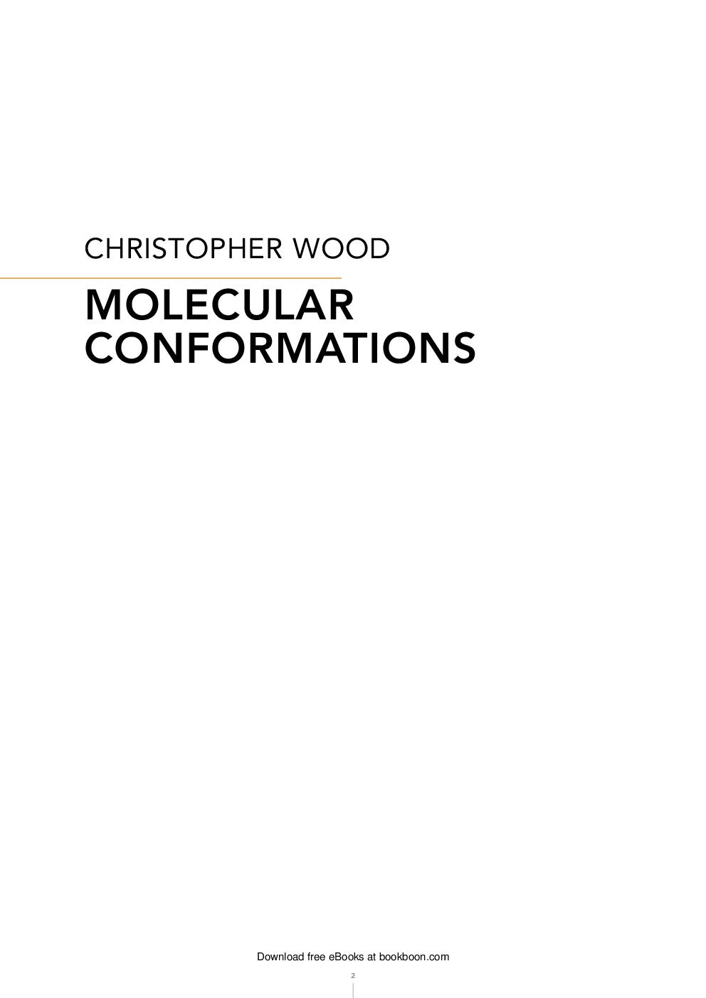 Molecular Conformations - Page 2