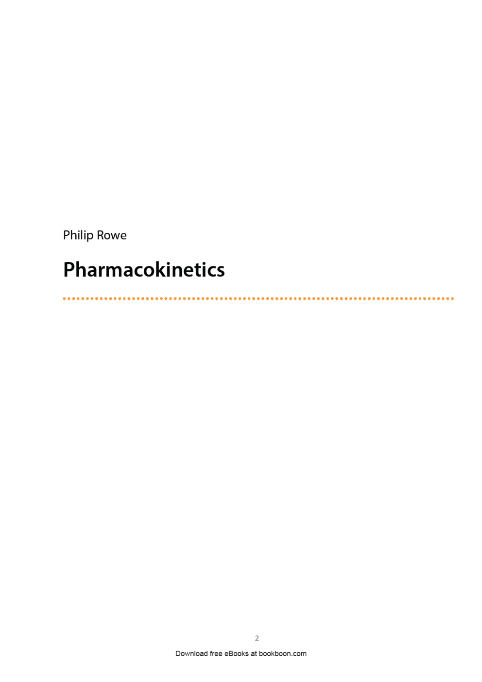 Pharmacokinetics - Page 2
